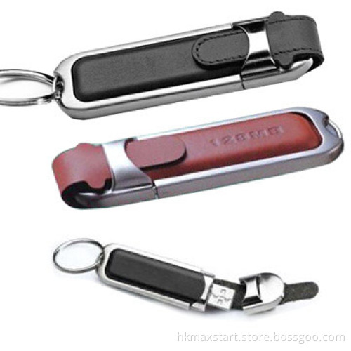 Leather USB Flash Disk/ Leather USB Drive (MS-U01)